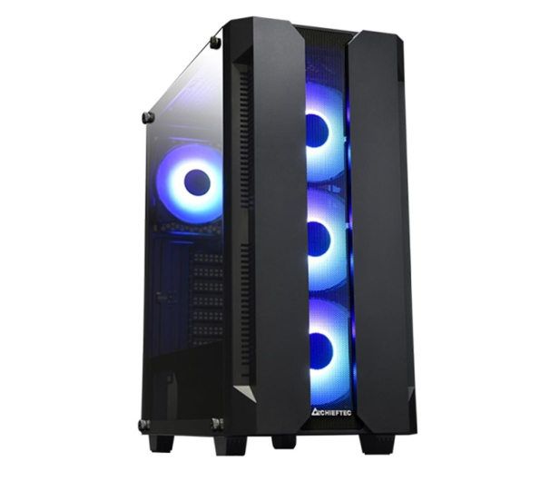 CHIEFTEC GS-01B-OP Hunter Midi Tower 4xRGB Fan - 668276 - zdjęcie
